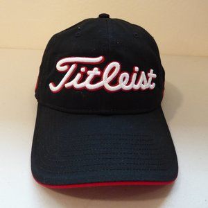 Titleist Golf Cap Black/Red Pro V 1